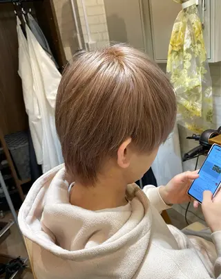 ショート カラー メンズ Aujuaソムリエ 🎨‎♡HARUのヘアスタイル