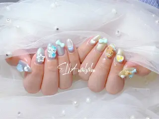 ミディアム ELIA【エリア】 nailsalonのネイルデザイン
