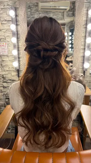 ロング ヘアアレンジ hair make  Lucciのヘアスタイル