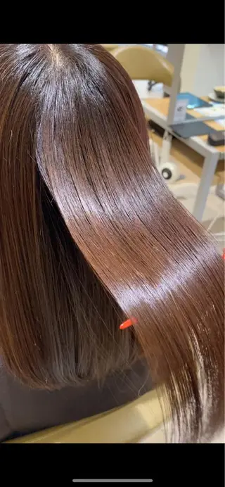 ロング 髪質改善ストレート アオヤギのヘアスタイル