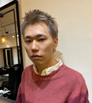 ショート カラー メンズ メンズ、艶髪 Minato🍇のヘアスタイル