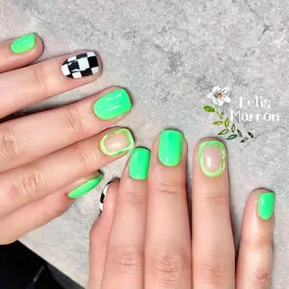 ネイル Lelis Marron所属・岸 侑李のネイルデザイン
