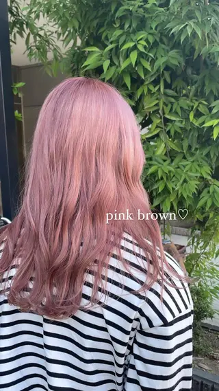 カラー 栗林 茉那のヘアスタイル