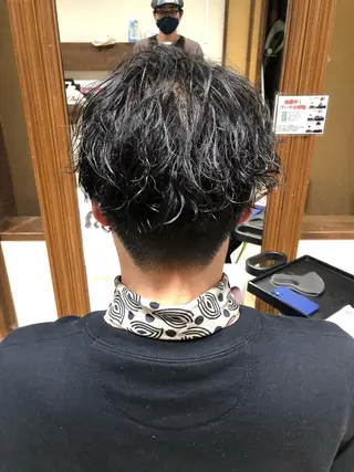 ショート パーマ メンズ メンズパーマ/ スパイキー/神田正紀のヘアスタイル