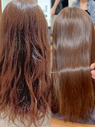 セミロング 美髪矯正/ 似合わせカット/といのヘアスタイル