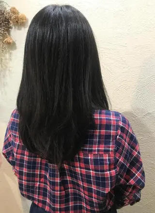 セミロング カラー hair room nico所属・箱守 さやかのヘアスタイル
