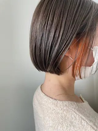 ショート カラー 江上拓郎/ショート /酸性ストレートのヘアスタイル