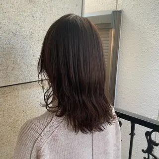ミディアム カラー まろやかカラー🤎 みなとまほのヘアスタイル