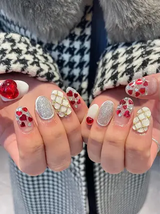 ネイル ガーリーネイル hiroka🩰🎀のネイルデザイン