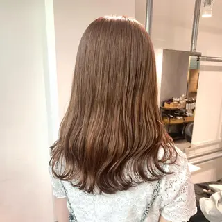 ロング くすみミルクティー/ ブラウン🪡TOWAのヘアスタイル