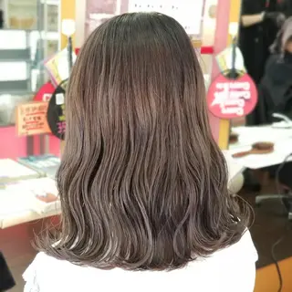 ミディアム カラー 植田 /エクステ /ブリーチ/髪質改善のヘアスタイル