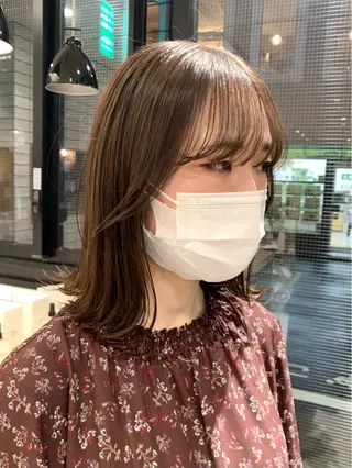 ショート カラー 艶カラー/暖色カラー /透明感/ryutoのヘアスタイル