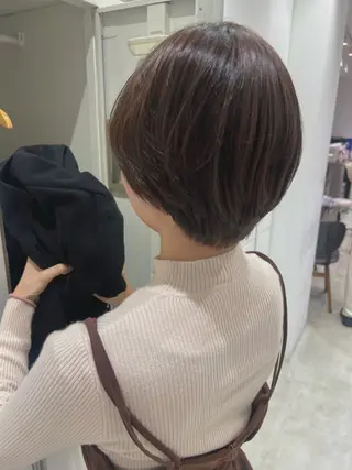 ショート カラー 美髪🧊ショート /ボブ/小由葵のヘアスタイル