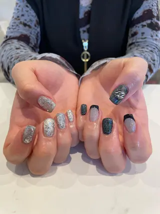 ネイル 束感まつ毛/ネイル/ LED♥KIRARAのマツエク・マツパデザイン