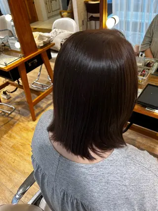 ミディアム パーマ 松田 健佑のヘアスタイル
