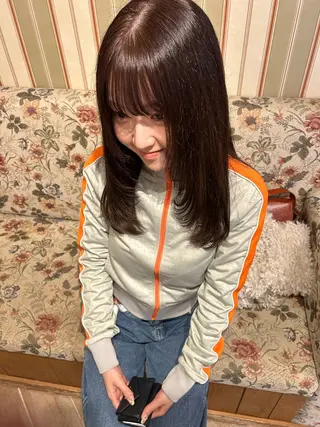 ロング 韓国風レイヤー/新潟 /小新/愛咲🎀のヘアスタイル