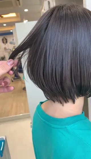 ミディアム カラー ハイトーンカラー RYUのヘアスタイル