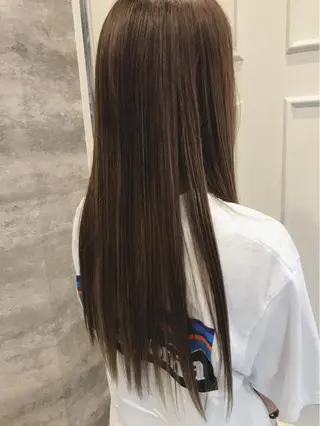 ロング カラー Blanco 村松 美里のヘアスタイル