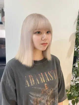 カラー AO所属・RISAKO 艶髪モテヘア🎀府中のヘアスタイル