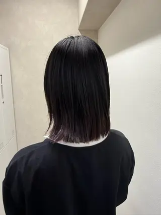 ミディアム HAZEL 博多所属・SHIORI/ 博多美容室のヘアスタイル