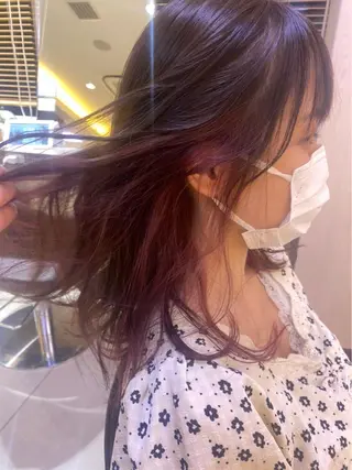 ミディアム カラー ✨垢抜け✨3Dカラー 山本美侑のヘアスタイル