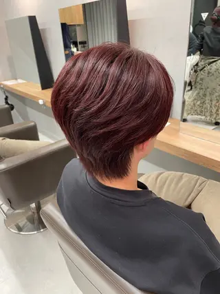 ショート カラー 暖色レイヤー 🥀REIRIのヘアスタイル