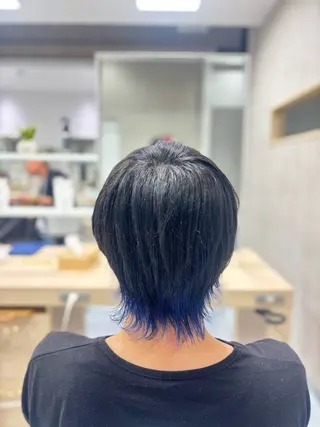 ショート カラー メンズ メンズ特化韓国風 パーマスタイル/りんのヘアスタイル