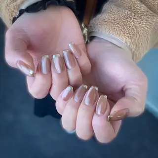 ネイル &.nail/ ニュアンス/持込み可のネイルデザイン