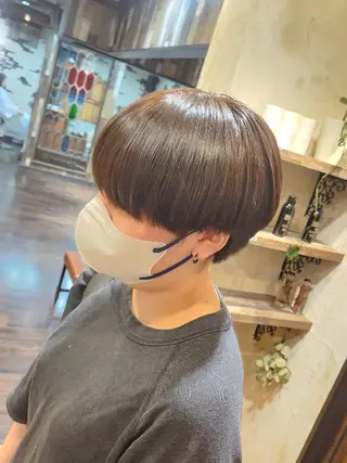 カラー Calbari 鎌田美歩のヘアスタイル