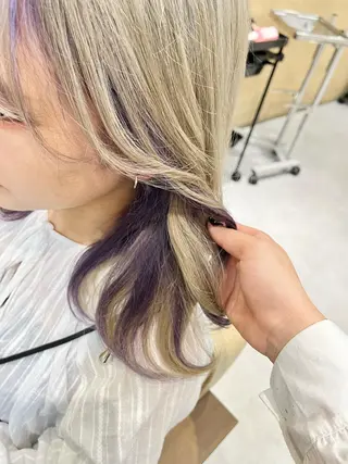 カラー 🫧松尾彩舞樹🫧 アレンジ/艶カラー✨のヘアスタイル