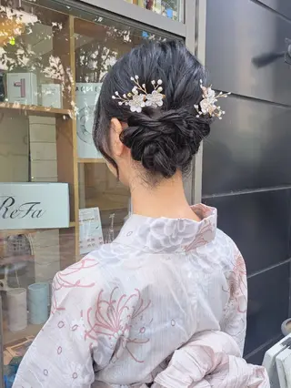 ヘアアレンジ 渋谷／ ＭＩＹＵのヘアスタイル