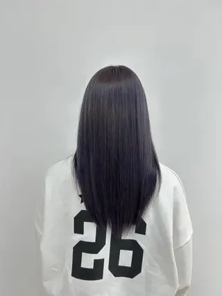 ロング カラー 森 彩乃のヘアスタイル