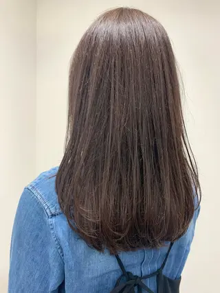 セミロング Rina🪄 韓国風レイヤーcutのヘアスタイル