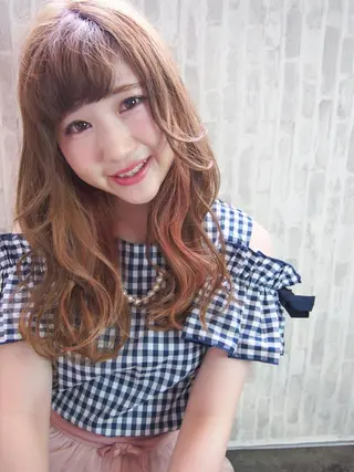 セミロング ほさか しんごのヘアスタイル