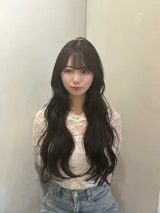 ロング 【渋谷】HARUNA ⋆𐙚₊⊹のヘアスタイル