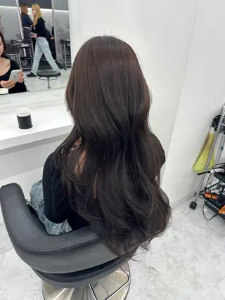 ロング カラー パーマ ヘアアレンジ メンズ キッズ ♥️韓国ヘア レイヤー♥️ゆりのヘアスタイル