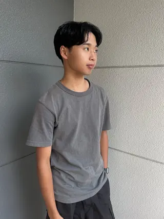 パーマ メンズ 前田 海耀のヘアスタイル