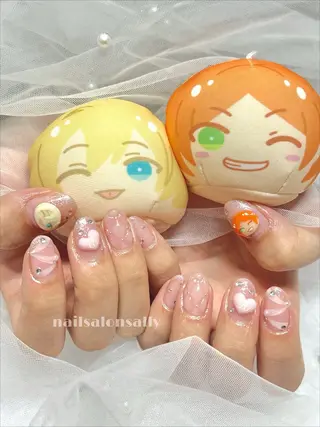 ネイル GO TODAY シェアサロン　原宿Liber店所属・Risa🍒原宿 推し活/ガーリーのネイルデザイン