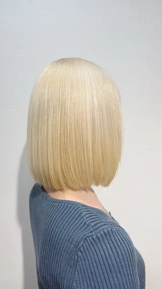 ミディアム カラー ブリーチ予約率90% 以上✨森山陽向のヘアスタイル