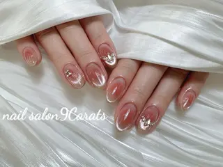 ネイル 💜ワンホンネイル ナインカラット💎のネイルデザイン