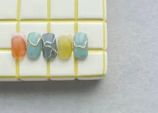 ネイル Gemies所属・Gemies_ RINA🫧のネイルデザイン