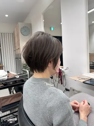 ショート あいこ/レイヤー カット🌷蔵前のヘアスタイル