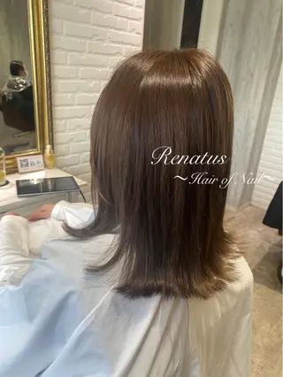 セミロング カラー Renatus店長 金子裕美のヘアスタイル