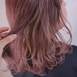 セミロング 縮毛矯正・暗髪 ・ショート 橋本🐶のヘアスタイル