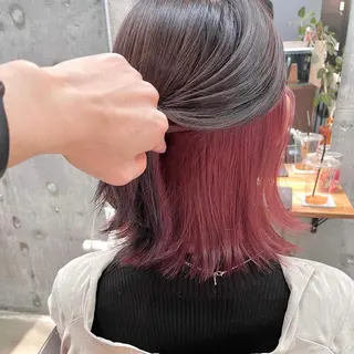 カラー Lowha(ローハ)所属・蓑島廉 ミノシマレンのヘアスタイル