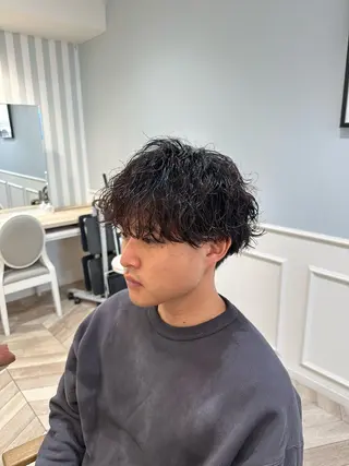 ショート パーマ メンズ メンズパーマ/ スパイキー/神田正紀のヘアスタイル