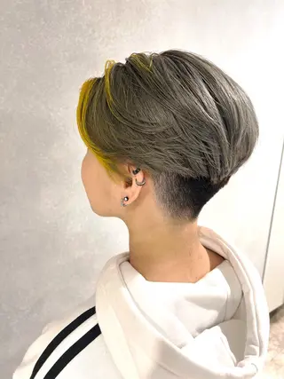 ショート 山田 守のヘアスタイル