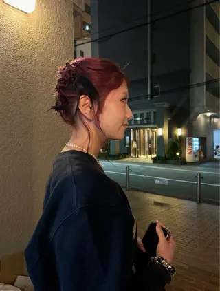 カラー Le'a谷町✨ ムラタユナのヘアスタイル