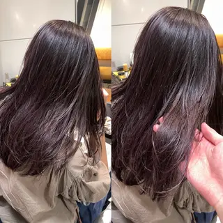 ロング カラー 佐野 えり奈のヘアスタイル
