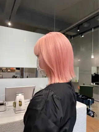 ミディアム カラー ヘアアレンジ MONIQA所属・🐲RYUKI メンズブリーチのヘアスタイル